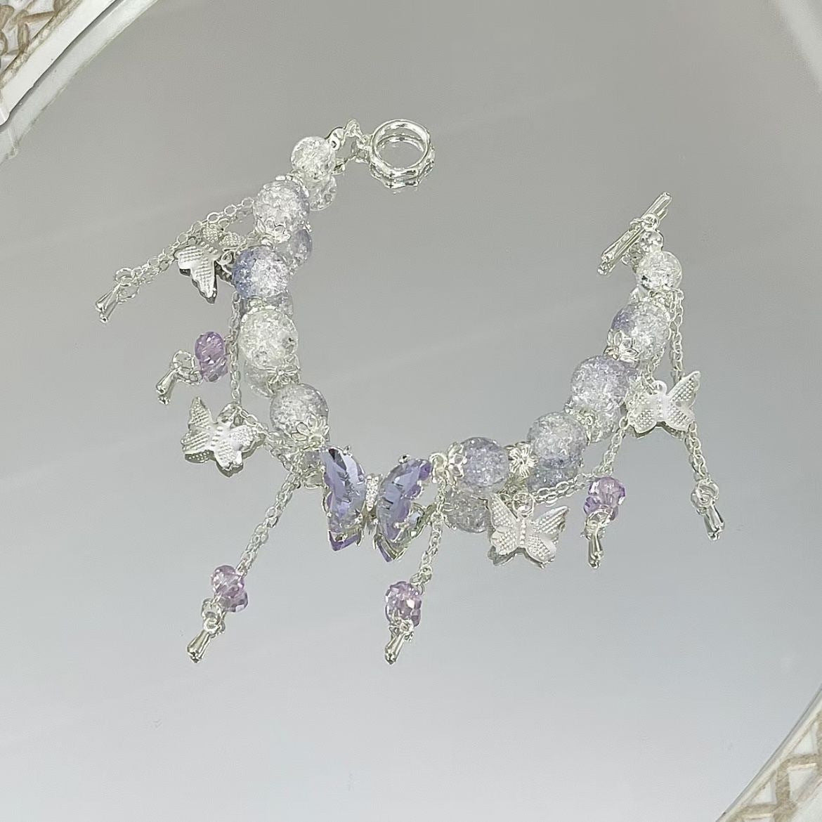 In Stock Wholesale Novel Same Style Beaded Tassel Bracelet Female Special-Interest Design Good-looking Personality Non-Collision Style All-Matching...