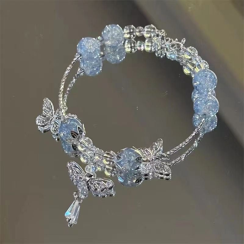 In Stock Wholesale Novel Same Style Beaded Tassel Bracelet Female Special-Interest Design Good-looking Personality Non-Collision Style All-Matching...