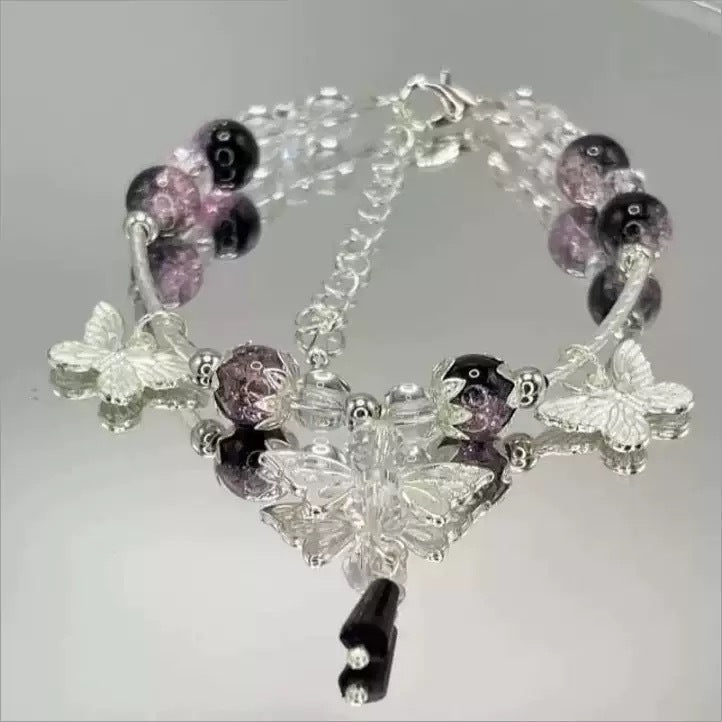 In Stock Wholesale Novel Same Style Beaded Tassel Bracelet Female Special-Interest Design Good-looking Personality Non-Collision Style All-Matching...