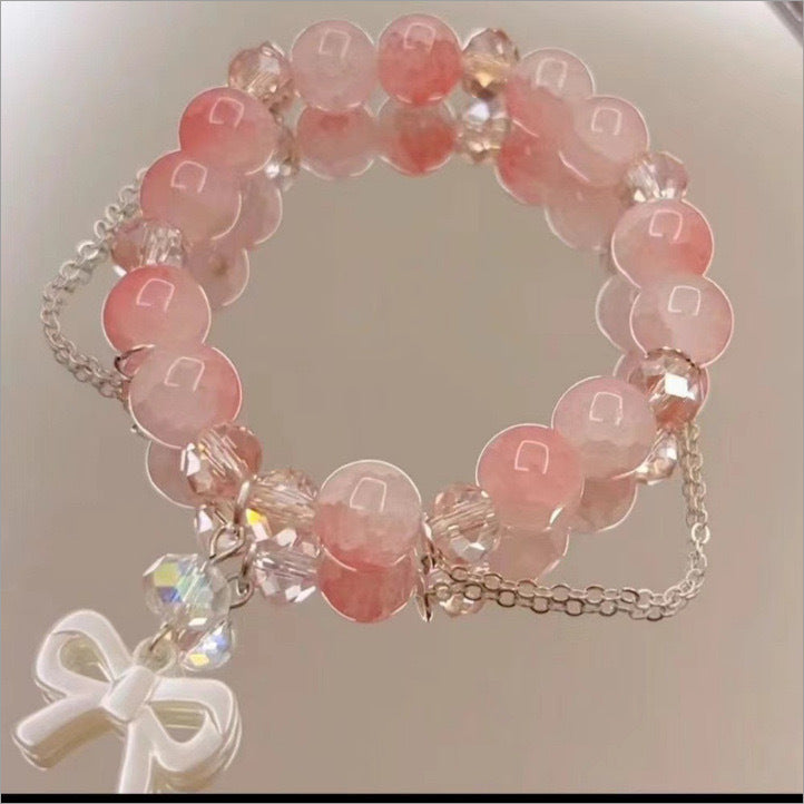 In Stock Wholesale Novel Same Style Beaded Tassel Bracelet Female Special-Interest Design Good-looking Personality Non-Collision Style All-Matching...
