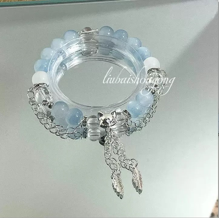 In Stock Wholesale Novel Same Style Beaded Tassel Bracelet Female Special-Interest Design Good-looking Personality Non-Collision Style All-Matching...