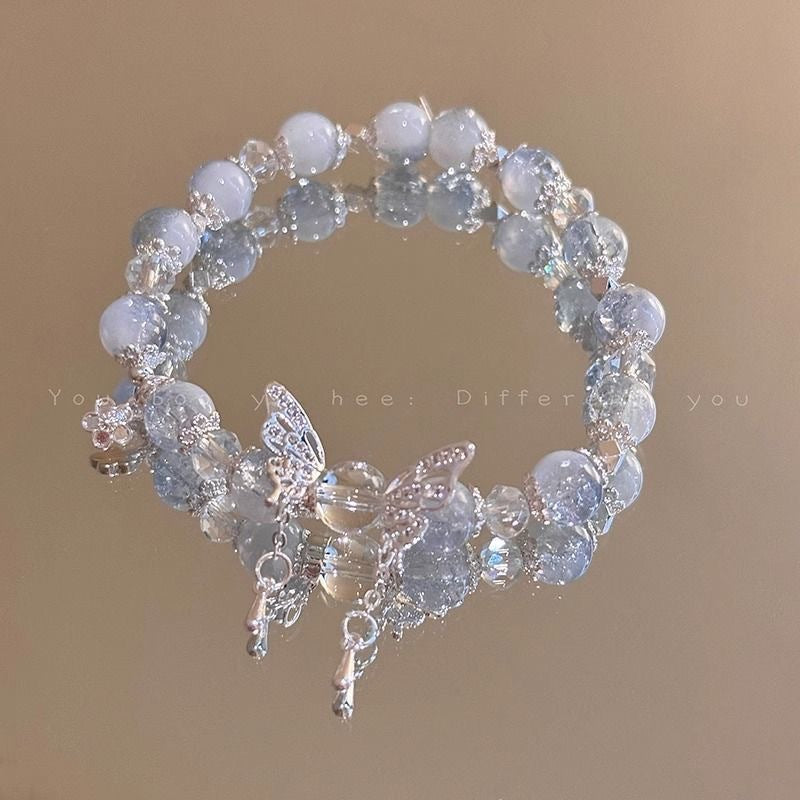 In Stock Wholesale Novel Same Style Beaded Tassel Bracelet Female Special-Interest Design Good-looking Personality Non-Collision Style All-Matching...