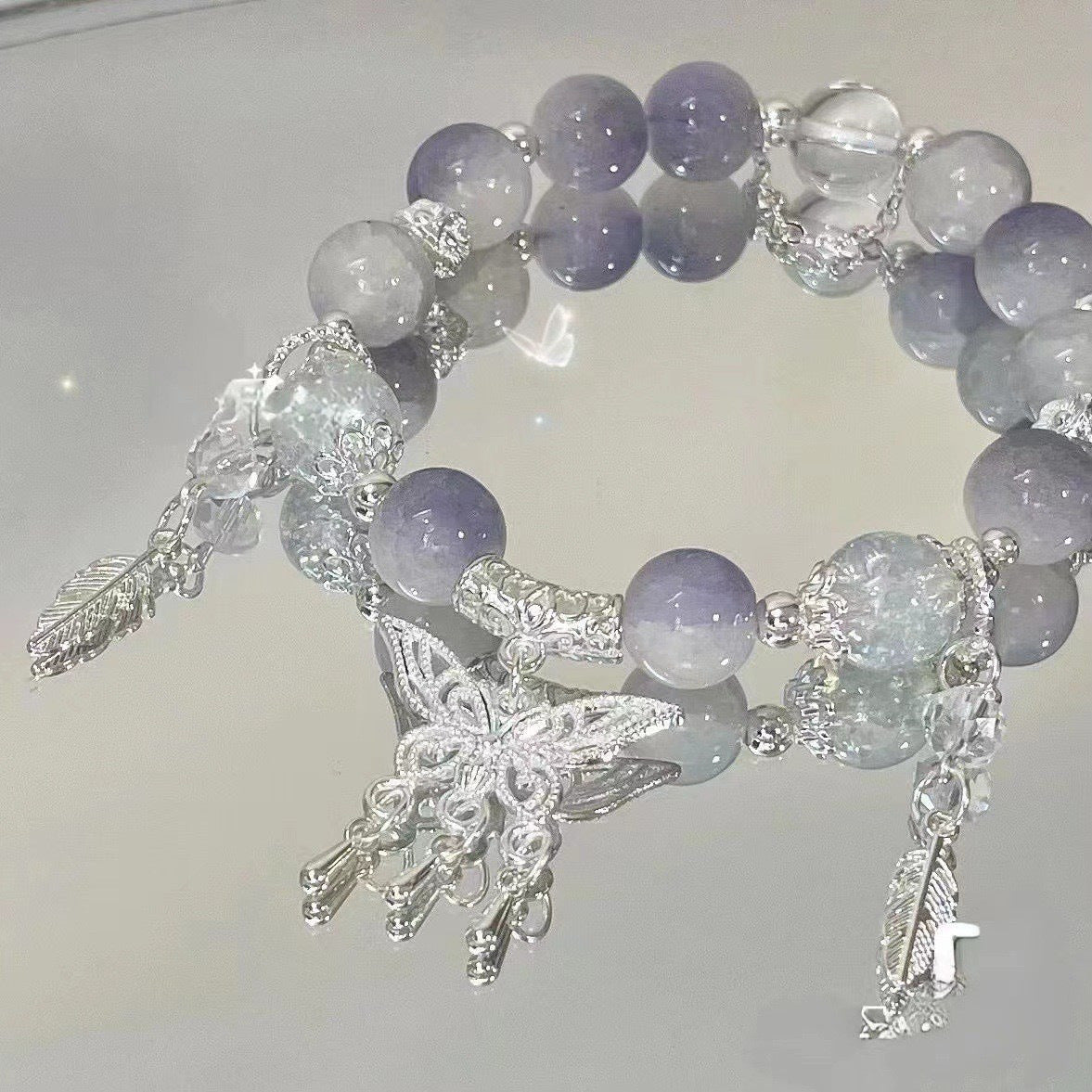 In Stock Wholesale Novel Same Style Beaded Tassel Bracelet Female Special-Interest Design Good-looking Personality Non-Collision Style All-Matching...