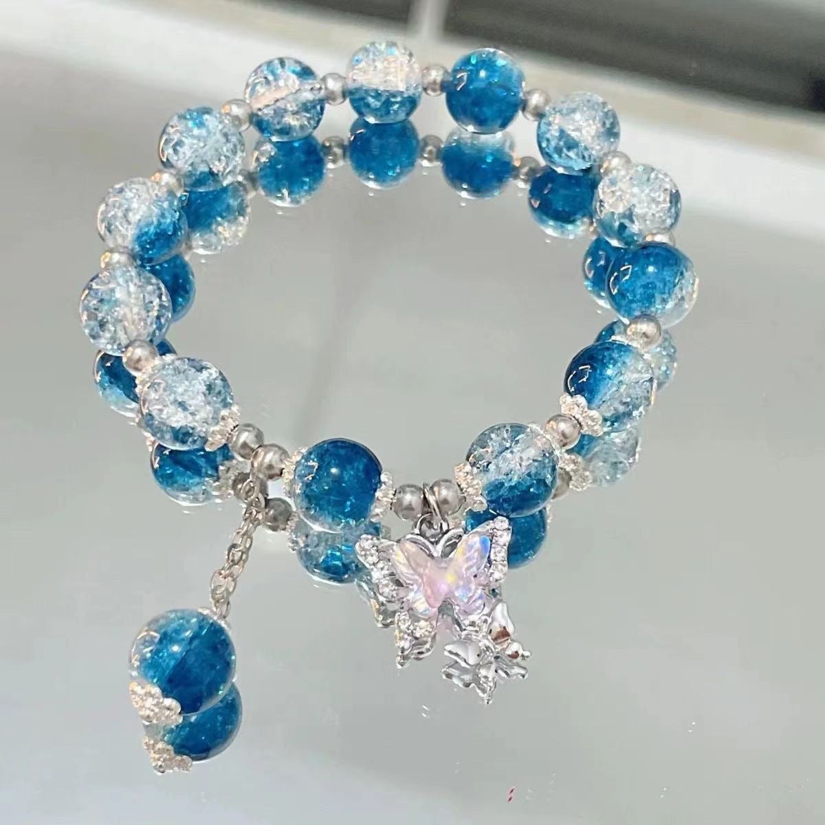 In Stock Wholesale Novel Same Style Beaded Tassel Bracelet Female Special-Interest Design Good-looking Personality Non-Collision Style All-Matching...