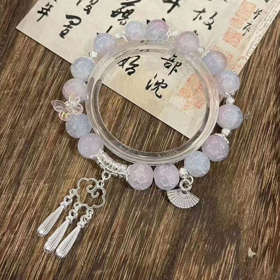 In Stock Wholesale Novel Same Style Beaded Tassel Bracelet Female Special-Interest Design Good-looking Personality Non-Collision Style All-Matching...