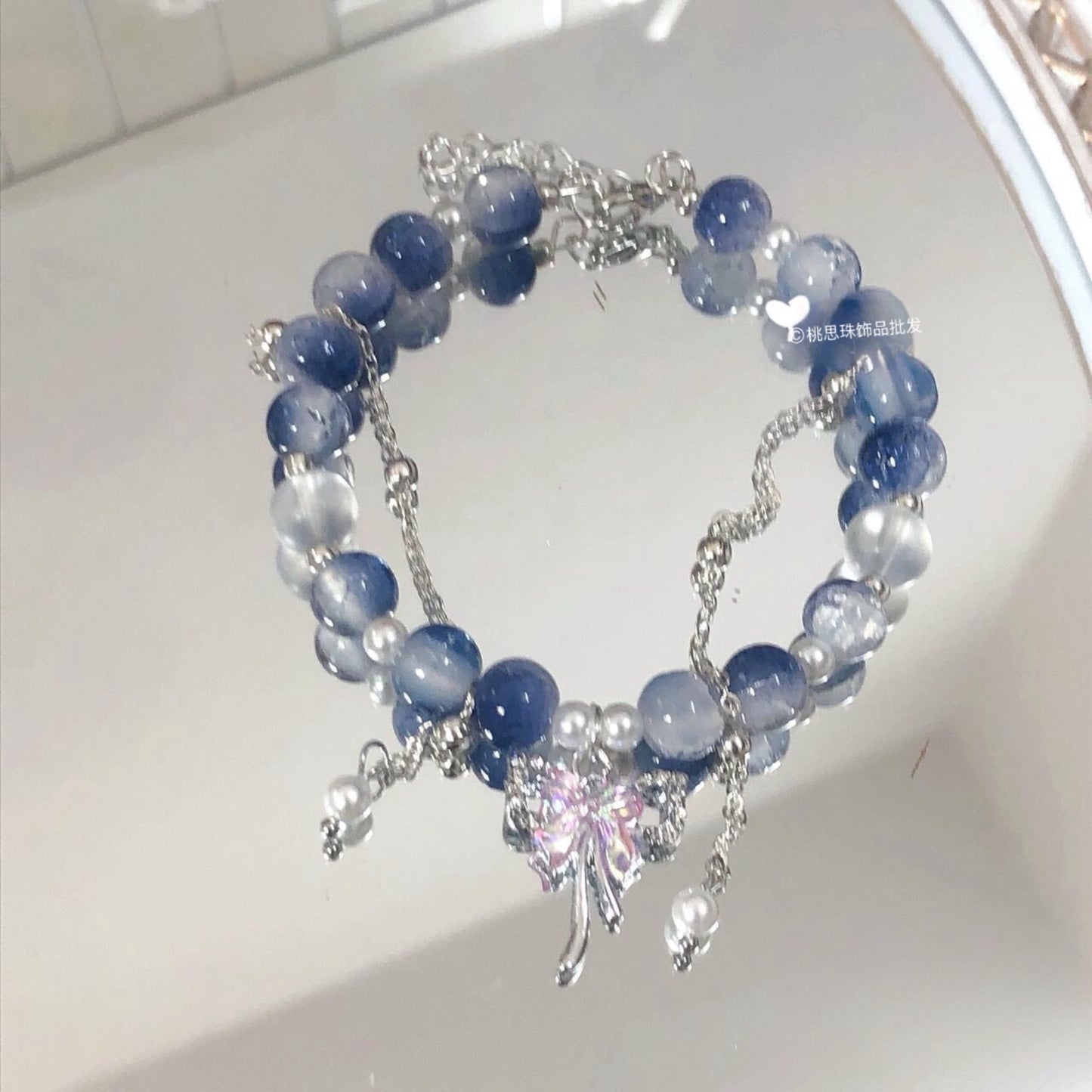 In Stock Wholesale Novel Same Style Beaded Tassel Bracelet Female Special-Interest Design Good-looking Personality Non-Collision Style All-Matching...