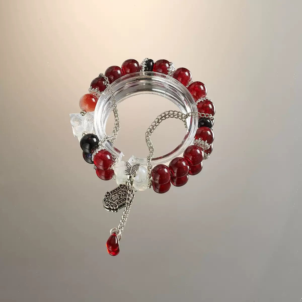 In Stock Wholesale Novel Same Style Beaded Tassel Bracelet Female Special-Interest Design Good-looking Personality Non-Collision Style All-Matching...