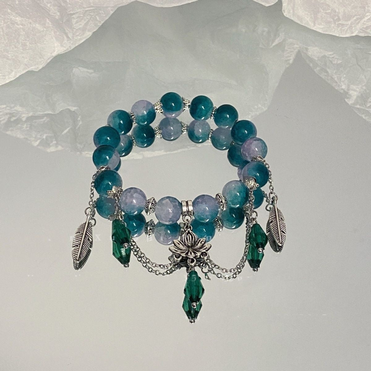 In Stock Wholesale Novel Same Style Beaded Tassel Bracelet Female Special-Interest Design Good-looking Personality Non-Collision Style All-Matching...
