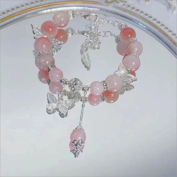 In Stock Wholesale Novel Same Style Beaded Tassel Bracelet Female Special-Interest Design Good-looking Personality Non-Collision Style All-Matching...